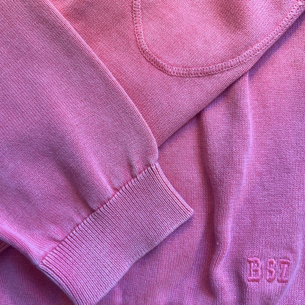 Bonpoint girls v-neck pink sweater